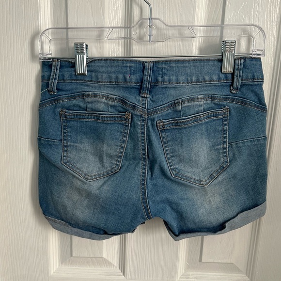Wax Jean Women's‎ Small Light Blue Denim Cotton Jean Shorts - Picture 2 of 5